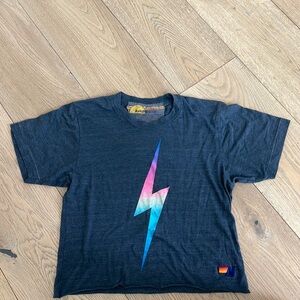 aviator nation women’s crop tee